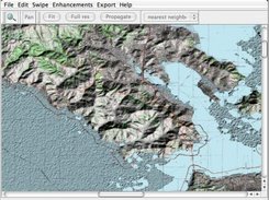 An example of artificial shading via elevation processing