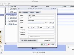 Main windows with  get info dialog
