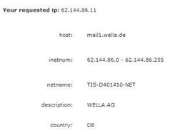 Whois request with O-tallyman