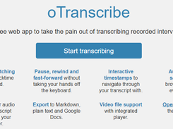 oTranscribe Screenshot 1