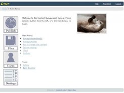 otterCMS Screenshot 1