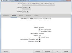 Configure WASAPI