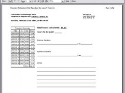 Timesheet