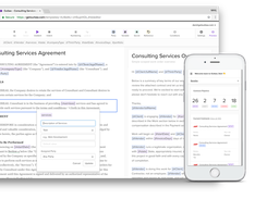 Create intelligent template repositories. Transform your contracts into dynamic, cloud-stored templates. Collaborate internally to pre-approve agreements.