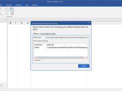 The List Profile option displays all the OST files stored at the default location under the Profile List tab. You can select the OST file from the list and click Convert. You may also click Choose Manually to browse manually.