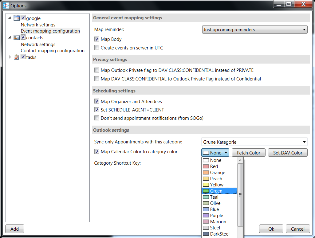 Change Outlook Category Colors teralasopa
