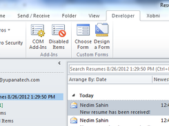 Mails are moved the subfolder