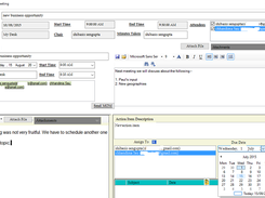 The Minutes Form with Task Assigner and Next Meeting Section