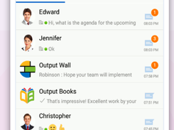 Output Messenger Screenshot 1