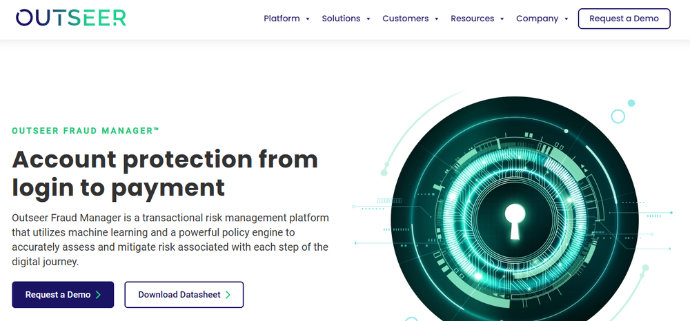 Outseer Fraud Manager Screenshot 1