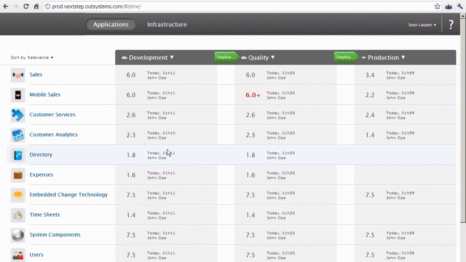 OutSystems-Applications