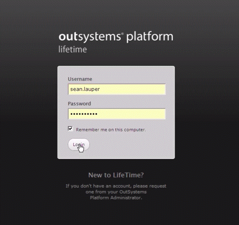 OutSystems-LoginScreen