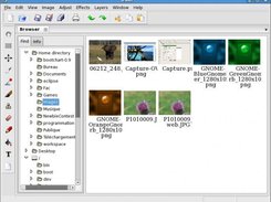 OVAT version 0.2.1 Alpha on Linux (file browser)