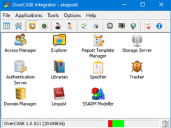 OverCASE Integrator provides a common binding point for all OverCASE facilities