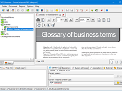 OverCASE Librarian keeps track of the project and reference documentation