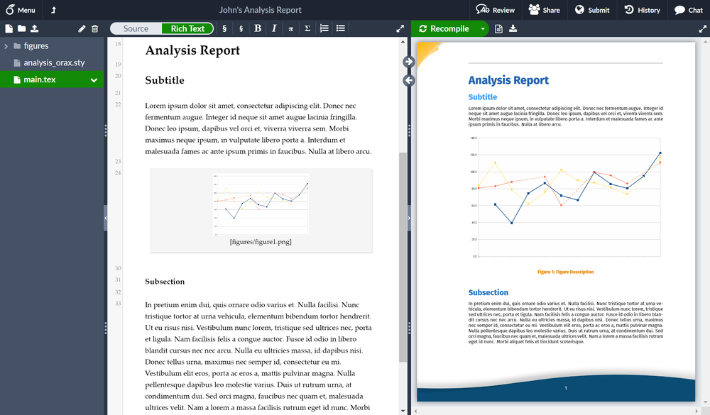 Overleaf Lab Report Template