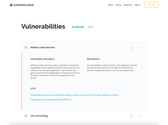 Vulnerabilities with an expanded category