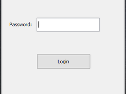 password login page