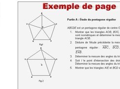 Une page du site