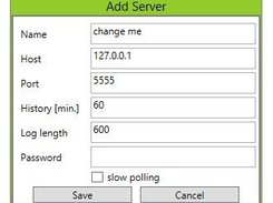 add server dialog