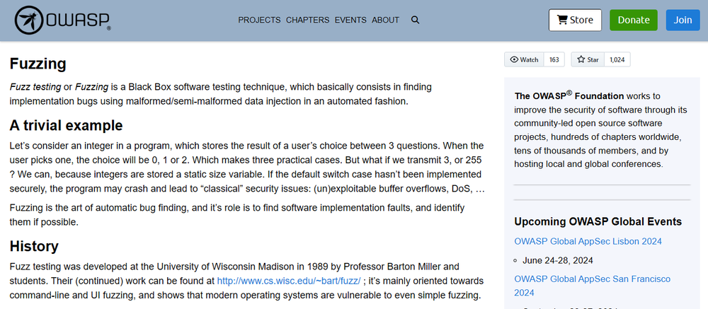 OWASP WSFuzzer Screenshot 1