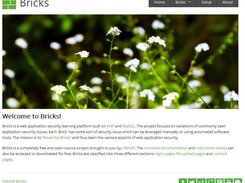 Welcome page