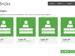 Login pages