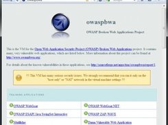 OWASPBWA Web Page