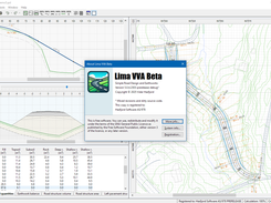 Lima VVA is a lightweight Windows application for road design and earthwork calculation. See the Application Showcase on our wiki for more examples of applications using OWLNext.