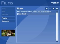 The films menu