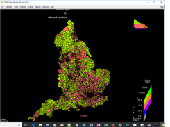 England bivariate map