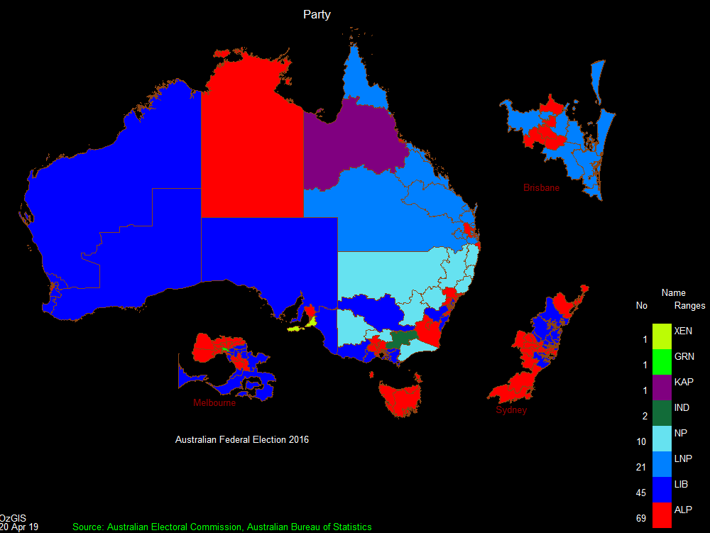 OzGIS screenshot