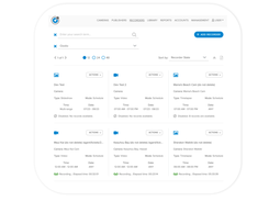 Schedule Webcam Stream Recordings, Setup Time Lapses & Manage Your Video Library