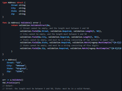 ozzo-validation Screenshot 1