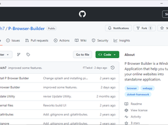 P Browser App Screenshot