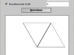 Kraftrechner mit Krfteparallelogramm