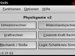 Das Hauptfenster, von welchem man zu allen Modulen kommt....