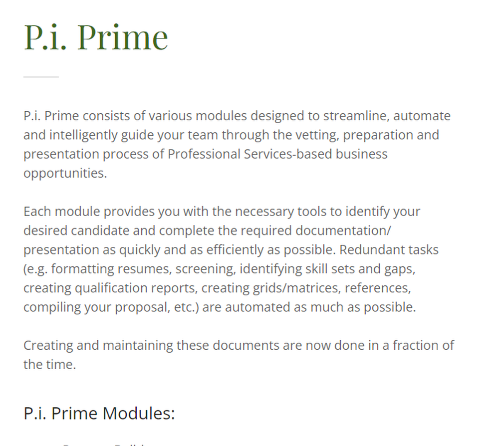 P.i. Prime Screenshot 1