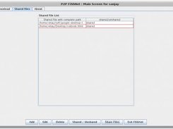 SharedFiles Screen