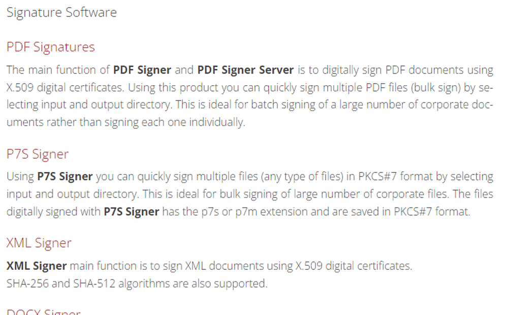P7S Signer Screenshot 1
