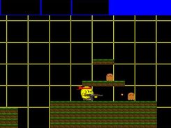 Pacman shooting at ghost