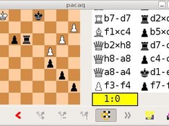 Black player concedes and the game is over