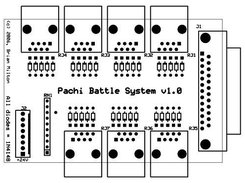 Pachi Battle System Main Board PCB v1.0