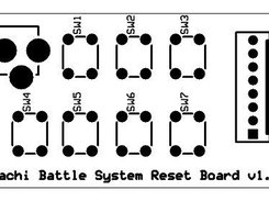 Pachi Battle System Reset Board PCB v1.0