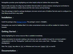 PackageDev Screenshot 1