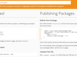 Packagist Screenshot 1