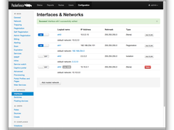 Web Admin - Network Configuration