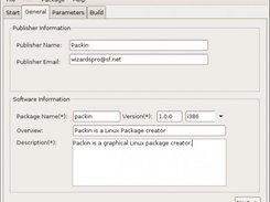 Setting general package options using Packin