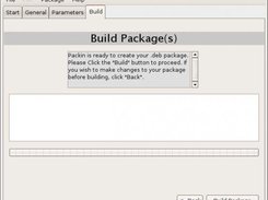 Final Build tab in Packin