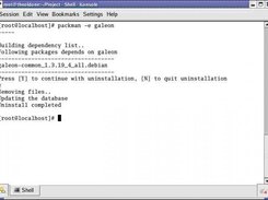 Uninstalling a package using PackMan